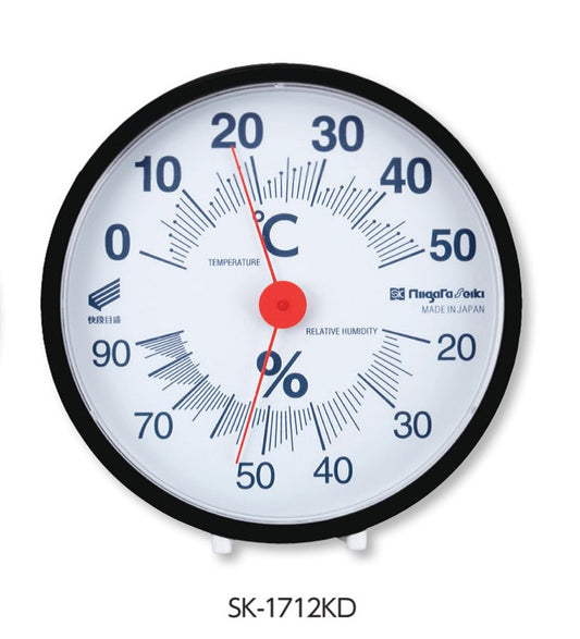 Round Thermometer with Hygrometer