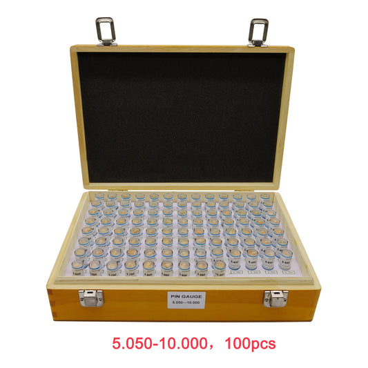 Pin Gauge Set 5.050-10.000 (step: 0.05,100pcs)