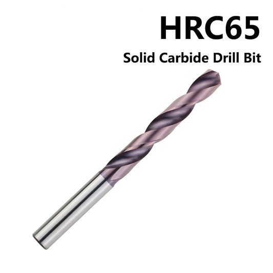 HRC65 Solid Carbide Drill Bits 2 - 9.9mm