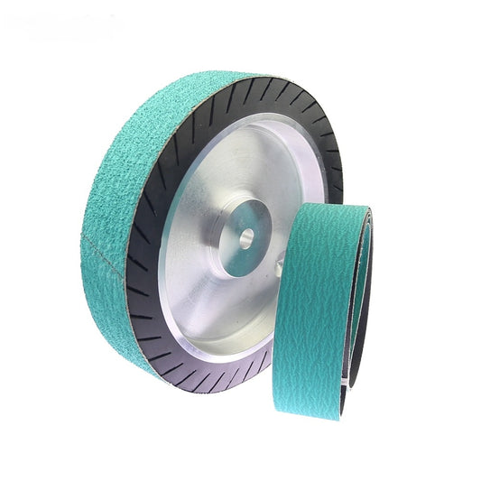 250 x 50mm Centrifugal Rubber Contact Wheel 10"