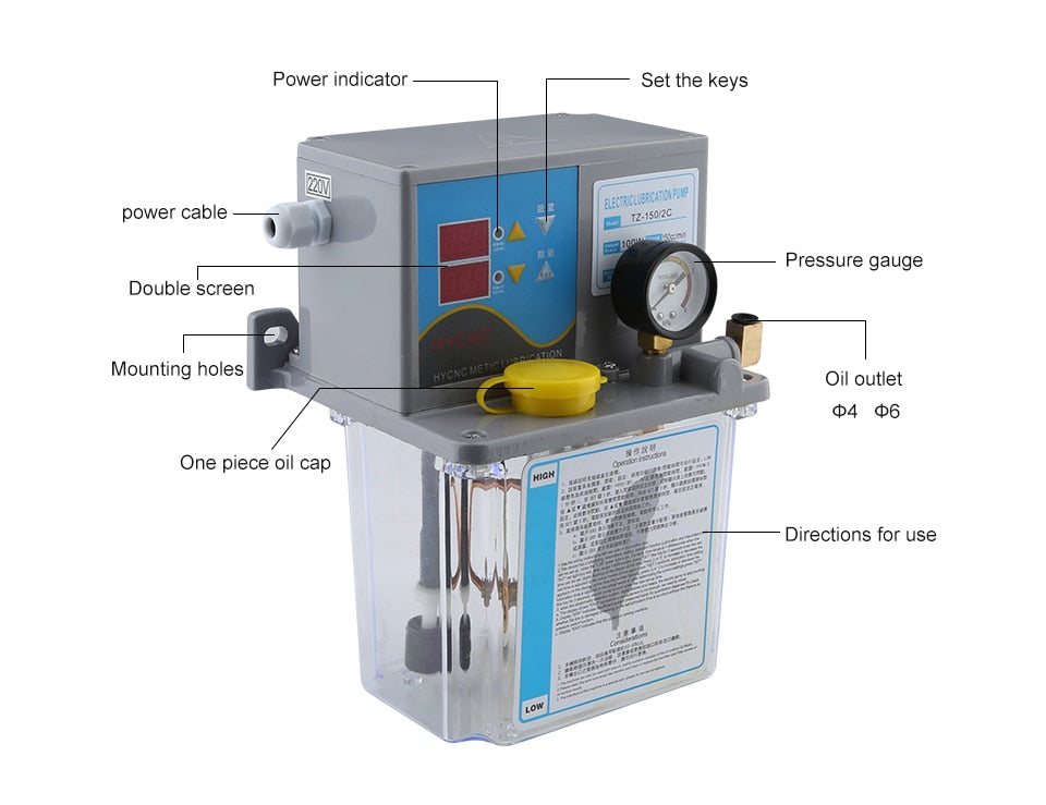 220V Single point lubrication system