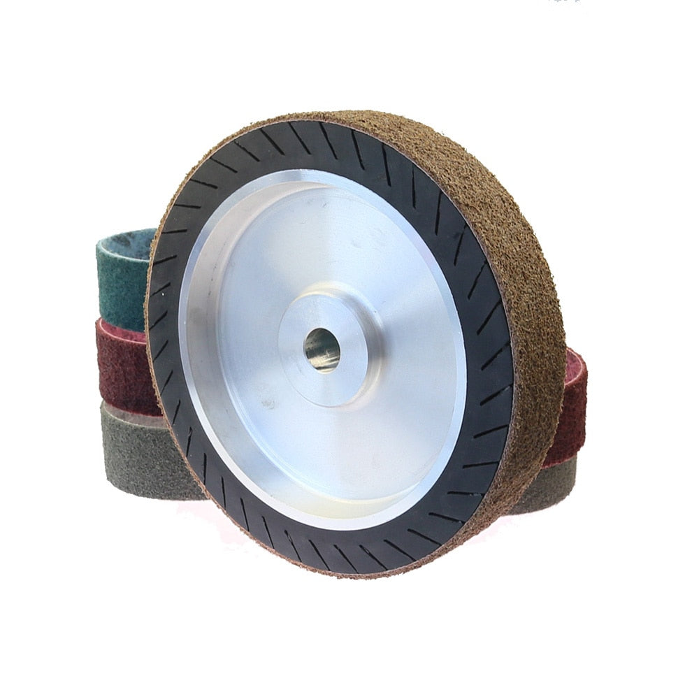 250 x 50mm Centrifugal Rubber Contact Wheel 10"