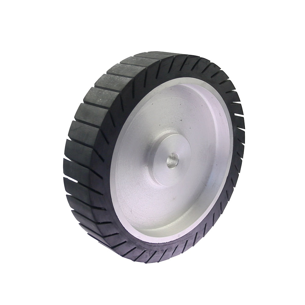 250 x 50mm Centrifugal Rubber Contact Wheel 10"