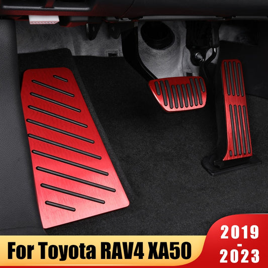 Aluminium Car Foot Pedals Pad Plate Cover suits Toyota RAV4