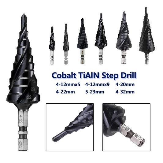 M35 Cobalt TiALN Step Drill